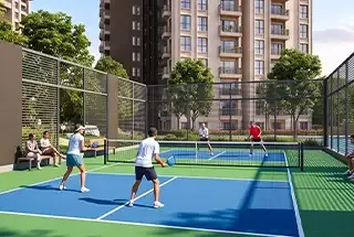 Pickleball Court at Bricks and Milestones Solcrest