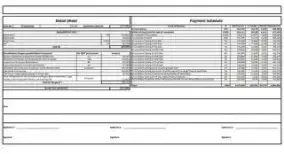 Bricks and Milestones Solcrest cost sheet preview