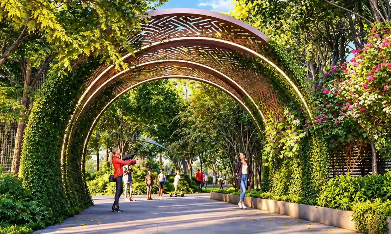 walking area